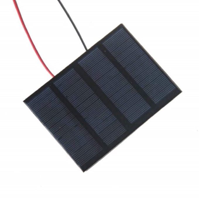 Dailygoody - Mini Solar Panel - 12 V 1.5 W - Hoog rendement - Compact