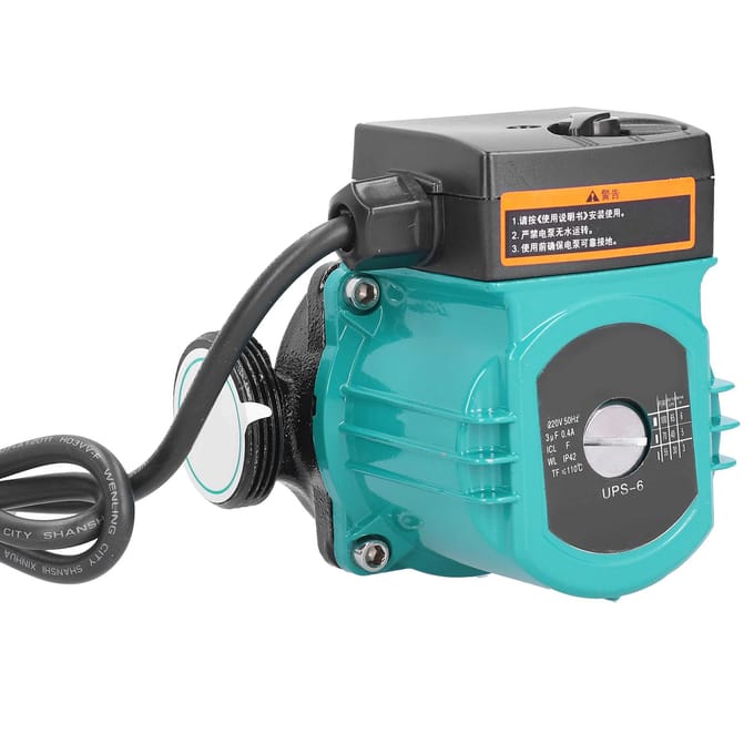 UPS6 Automatische Circulatie Boosterpomp 3 Snelheden UltraStille Waterpomp 100W 1.5in