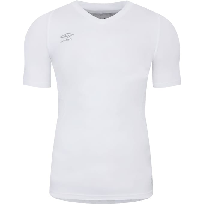Umbro Unisex Elite V-hals Base Layer Top voor volwassenen (Wit)
