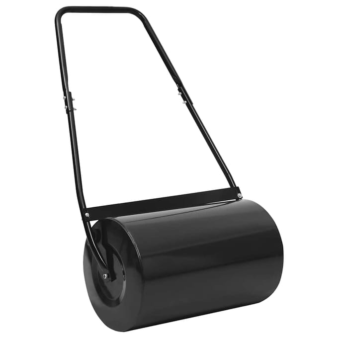 vidaXL - Gazonroller - 50 - L - 63 - cm - zwart