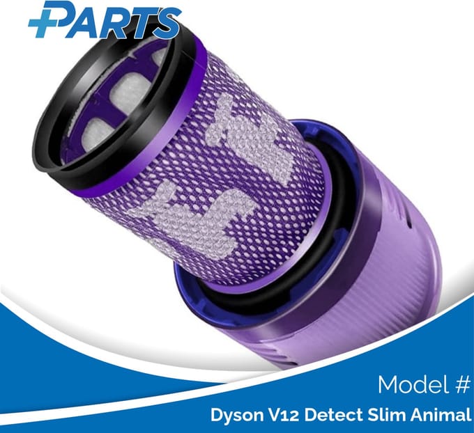 Dyson V12 Detect Slim Animal Filter (Plus.Parts® alternatief voor 971517-01)