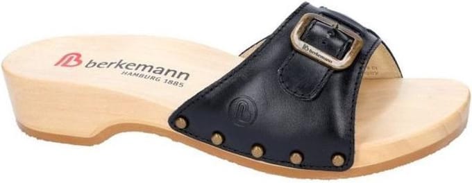Berkemann -Dames - zwart - slippers & muiltjes - maat 42