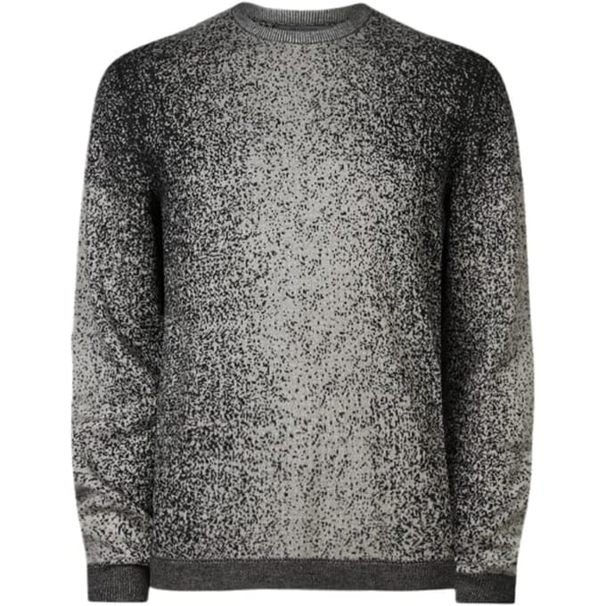 John Varvatos Tyrrell Regular Fit Ls Crewneck With Dou Black Taglia: S | Maglioni a maglia Outlet | Uomo | Nero