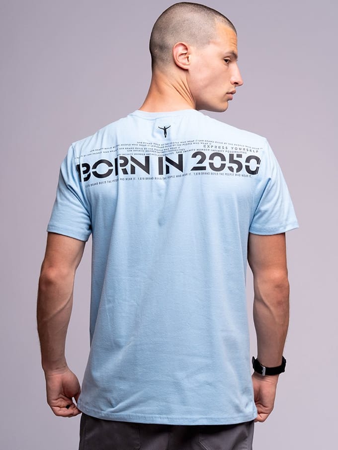 1'618 BORN IN 2050 - Light Blue Tee