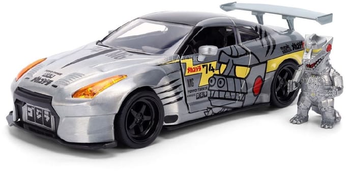 Nissan GT-R R35 Ben Sopra & MechaGodzilla Figurine Jada