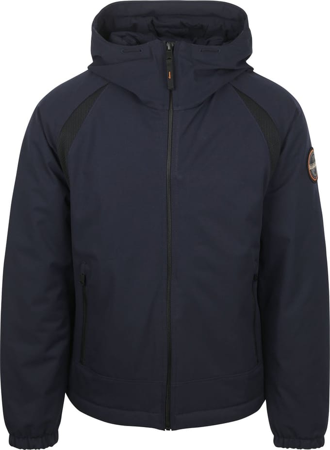 Napapijri Jas Softshell Lorze Navy - Maat L - Heren - Winterjassen