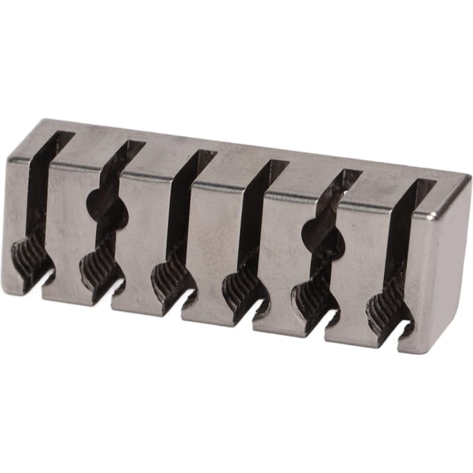 String Locking Nut 42mm Professioneel Zilver Metaal 6-snarige Locking Nut voor Headless Elektrische Gitaar gray