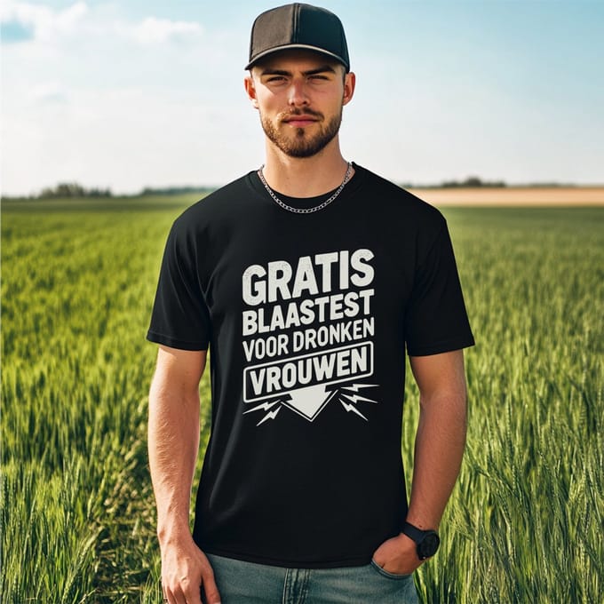 AGRIFANS® Blaastest - Heren T-shirt - S