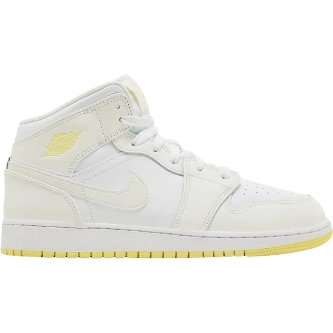 Nike Air Jordan 1 Mid (gs) Witte High Tops Jeugd
