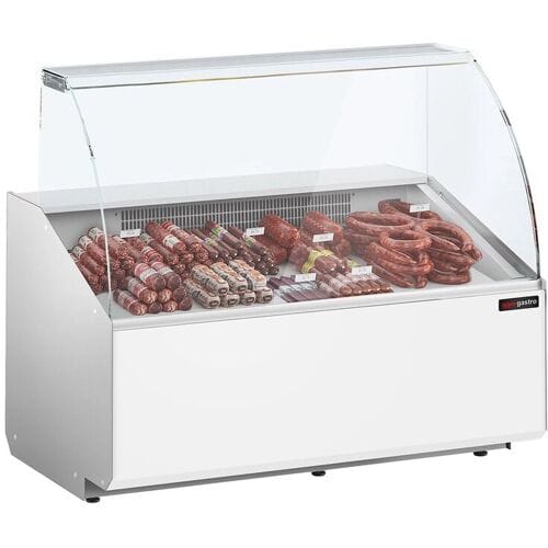 GGM Gastro Kühltheke - 1300mm - Frontblende Weiß