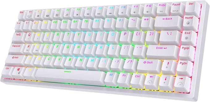 Draadloos RGB Mechanisch Gamingtoetsenbord 75% - Hot-Swap en Drie Modi