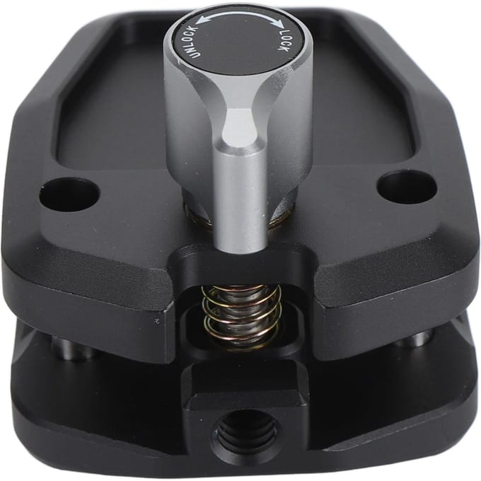 Motorfiets Windscherm Camera Mount Aluminiumlegering Motorfiets Windscherm Klem Beugel voor Insta360 gray