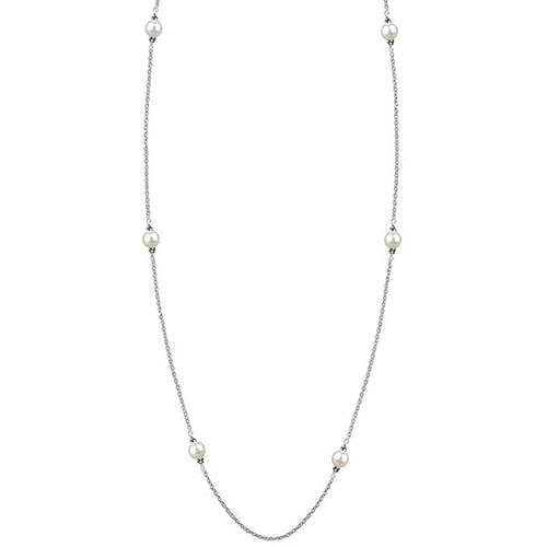 Damesketting Sterling Zilver 925 met Parel BICLL031