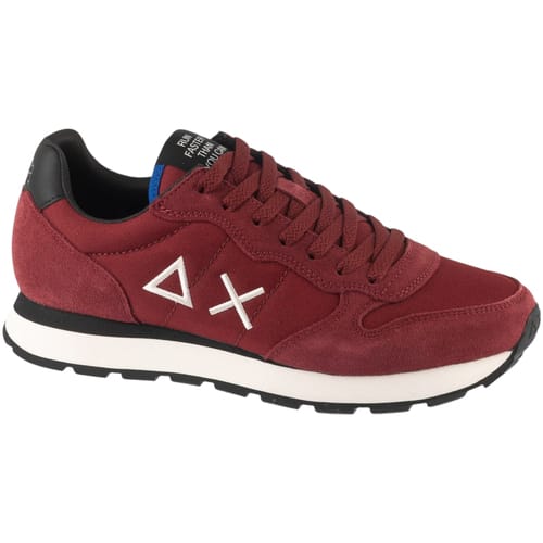 SUN68 Tom Solid, Heren bordeauxrode Sneakers 47 bordeaux
