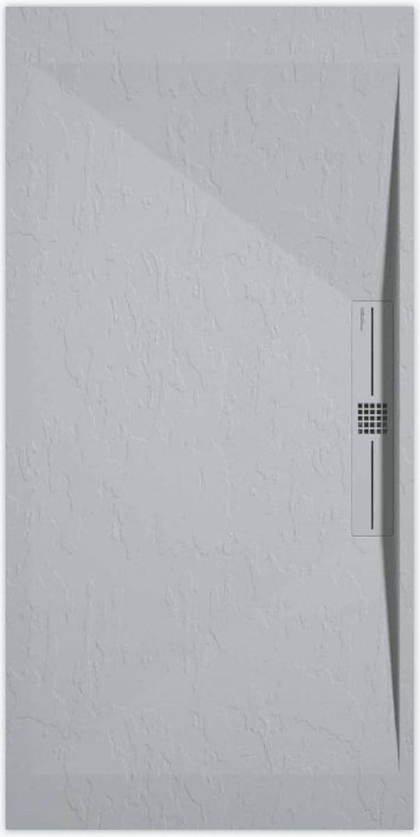 Sanifun douchebak Stone Side Gray 7035 Slate 900 x 700 P