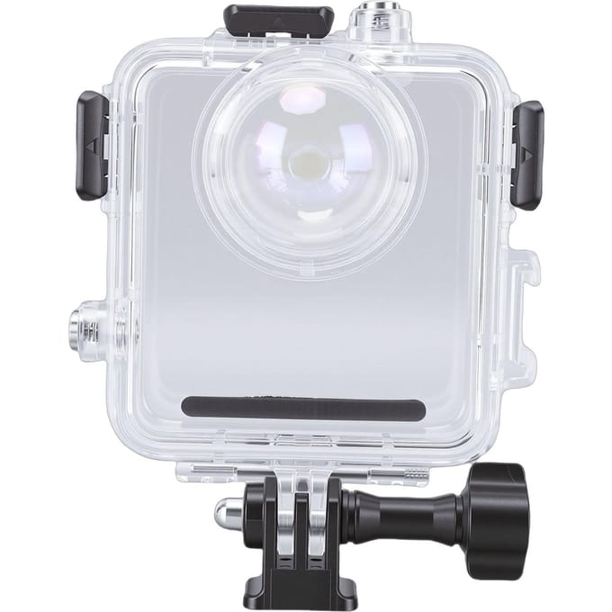 Boîtier étanche pour plongée compatible avec la caméra d'action MAX2, boîtier sous-marin avec couvercle et inserts anti-buée pour 50M white
