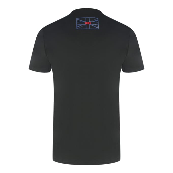 Aquascutum Script Logo Black T-Shirt