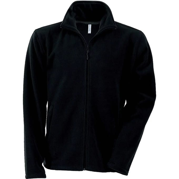 Kariban Microfleece met rits kind K920 - Black - 10/12 Y (10/12 ans)