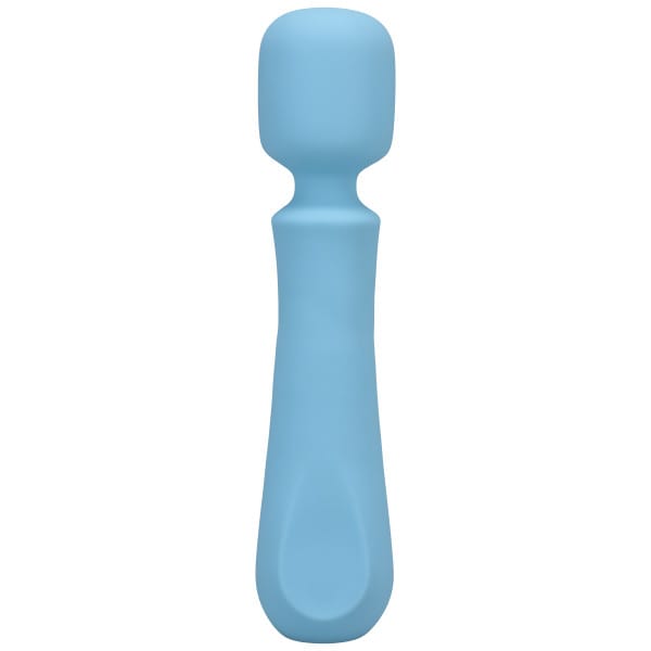 Doc Johnson - Euphoria - Rechargeable Silicone Wand Vibe - Blue