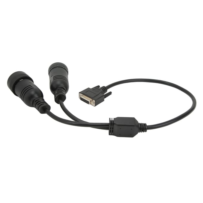 14-pins 9-pins diagnosekabeladapter 457?6114 ABS Rubber Hoge Flexibiliteit voor ET3 OBD2 317?7485 gray
