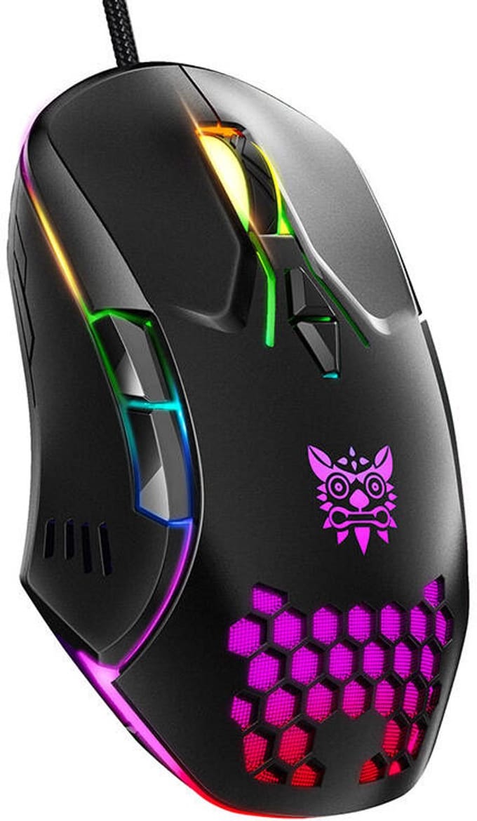 ONIKUMA Gaming mouse CW902 - Gaming muis - 7 knoppen - Zwart