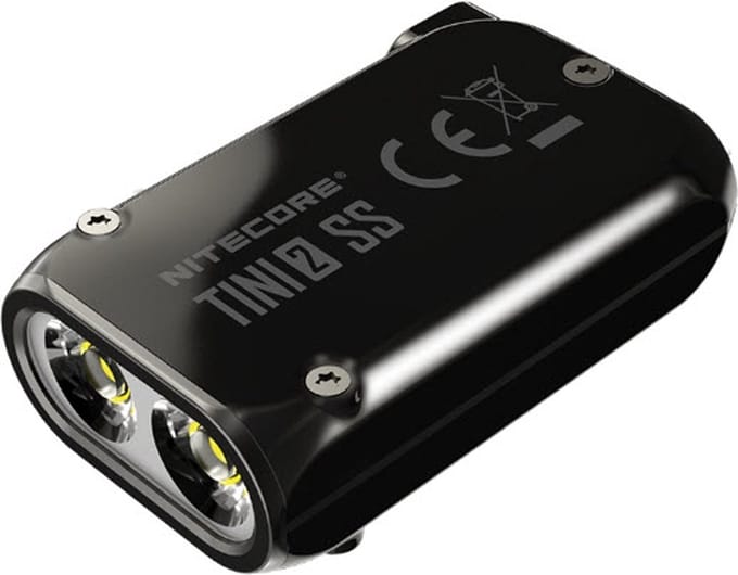 Nitecore Tini2 SS Sleutelhangerlamp oplaadbaar