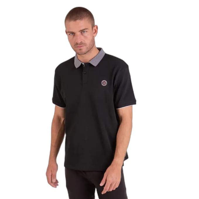 Polo met gestreepte kraag Camberabero