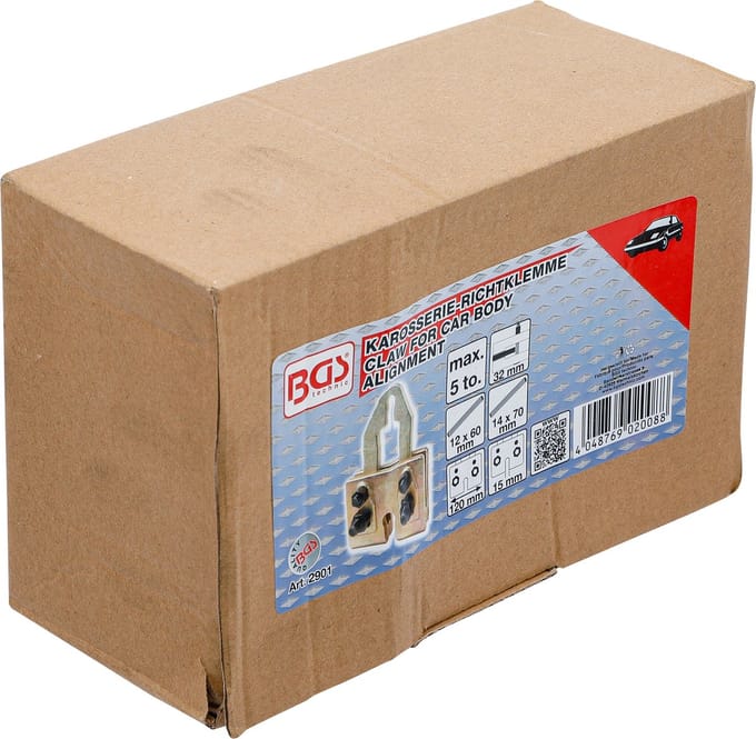 BGS Carrosserie richtklem 120 mm één trekrichting max. 5 ton