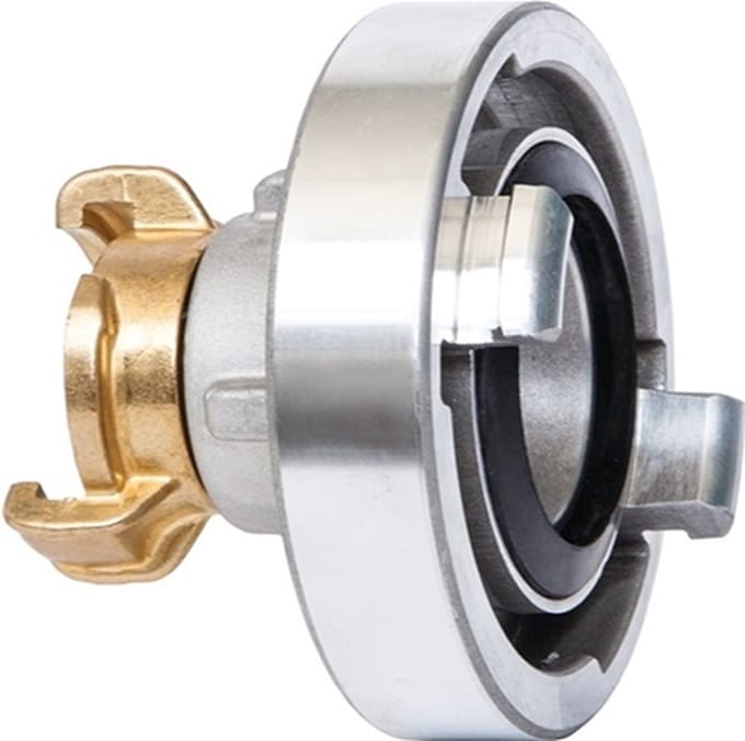 Storz Verloop Koppeling - nokafstand 52mm x Geka - aluminium