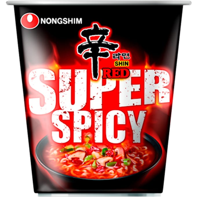 Instant cup noedels shin red super