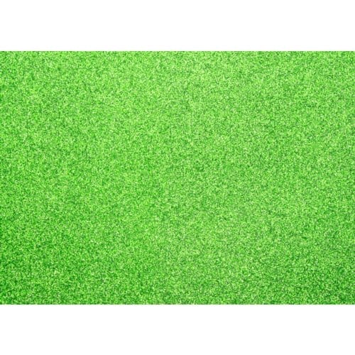 Kangaro glitterkarton, formaat 50 x 70 cm., kleur gras groen