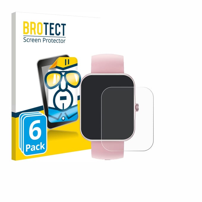 BROTECT - Screenprotector voor Ucani S80K 1.83" - Folie Beschermfolie transparant 6 Stuks