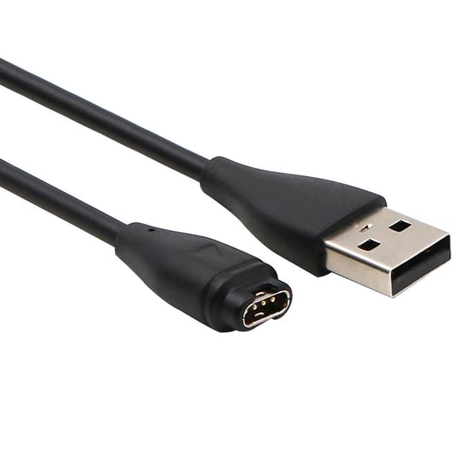 1M USB Quick Charge Datakabel Vervanging Voor Garmin Fenix ​​6 6S 6X 5 5S 5X Forerunner 245 Black black