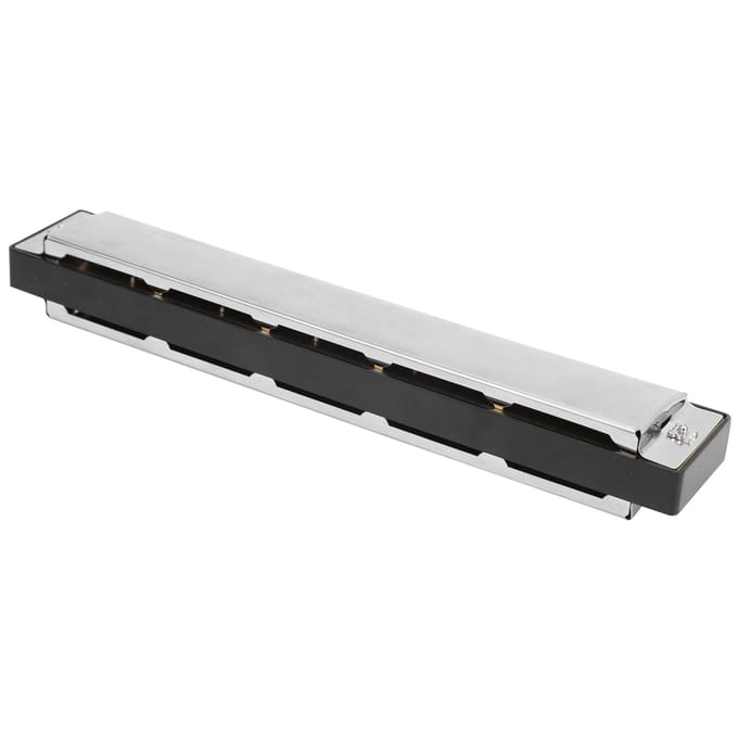 Mondharmonica met 24 gaten C-toon Octaafstemming Beginner Populair Muziekinstrument Benodigdheden black