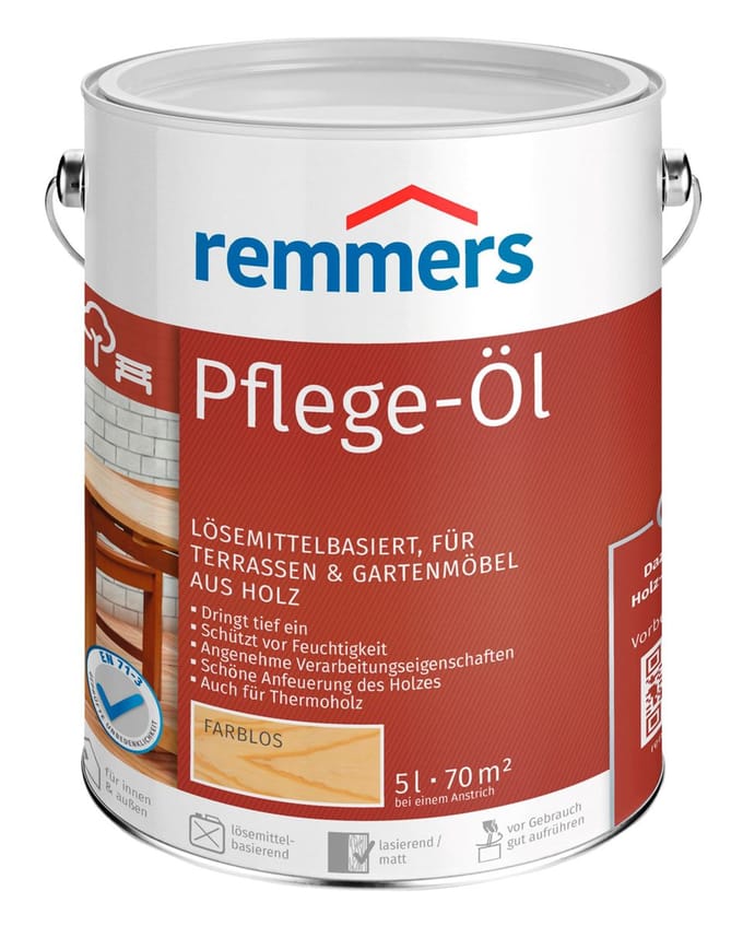 Remmers Tuinhoutolie - Kleurloos - 5 liter