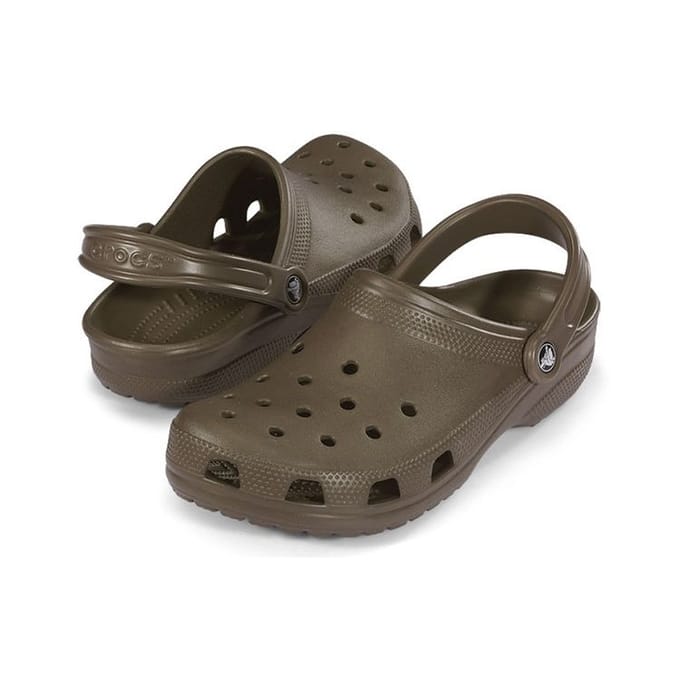 Crocs Classic Clog Chocolate Unisex Sneakers 10001-200 45-46 gray