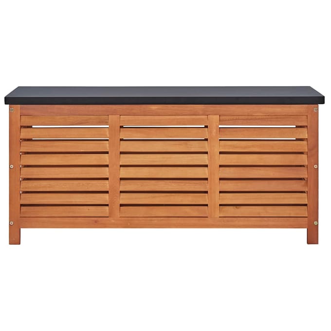 vidaXL - Tuinbox - 117x50x55 - cm - massief - eucalyptushout