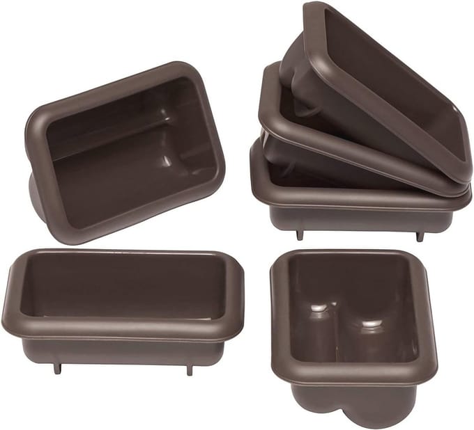 Mini Stollen Bakvormen set van 6 - BPA-vrij siliconen