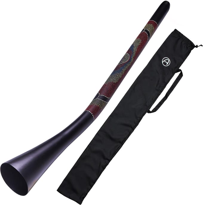 Didgeridoo Synthetic Wide Bell 143cm – Brede Klankbeker voor Diepe Resonantie