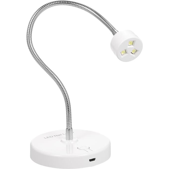 Lampe à UV LED pour vernis à ongles, sèche-ongles, lampe à polymérisation de colle, Angle réglable de 360 ​​degrés, lumière UV blanc