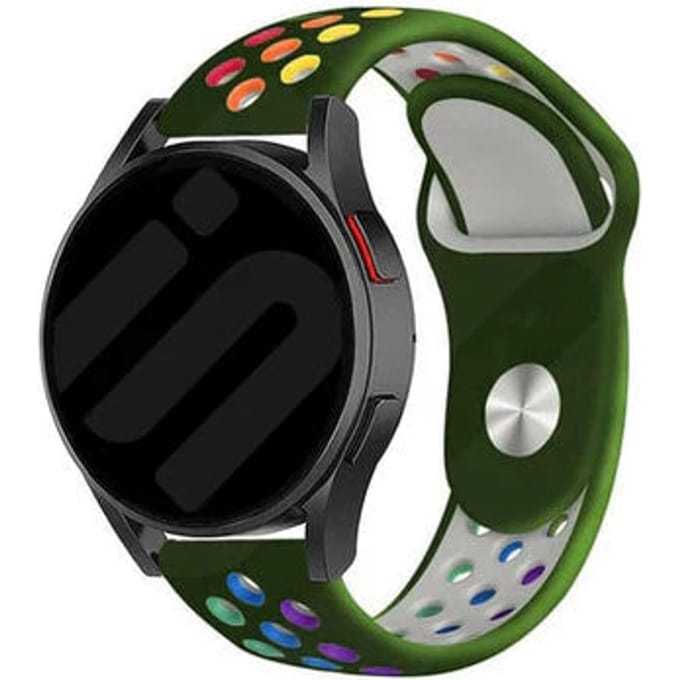Huawei Watch GT 6 - 46mm sport bandje (donkergroen/kleurrijk)