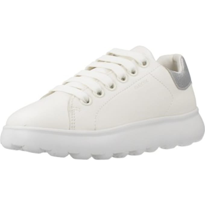 GEOX PUFFYPOP MEISJES Sneakers - WIT/FUCHSIA - Maat 37