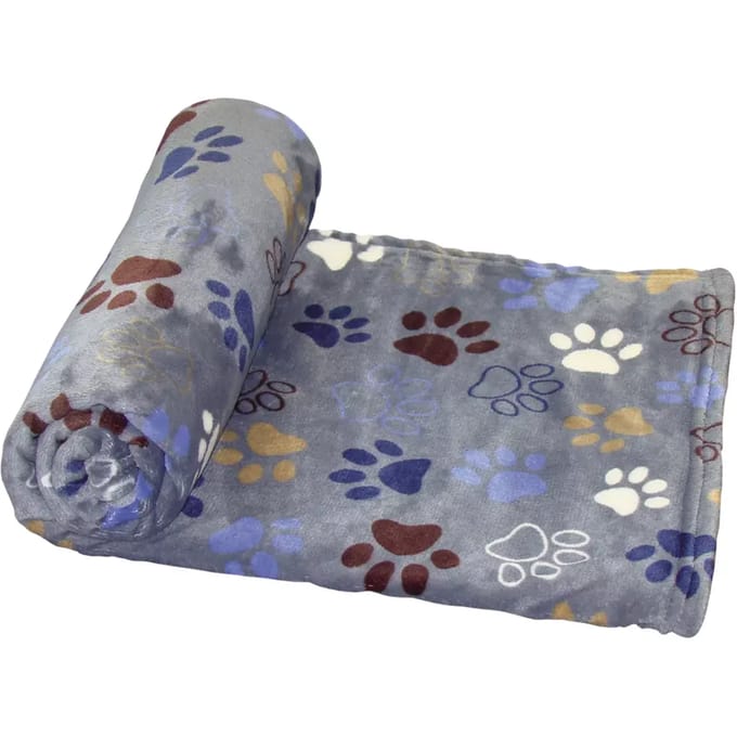 Nobby Fleece deken LISSI Classic, 100 x 150 cm, donkergrijs