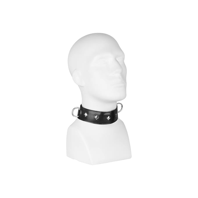 Guilty Pleasure BDSM Choker/Halsband GP COLLAR WITH STUDS Zwart