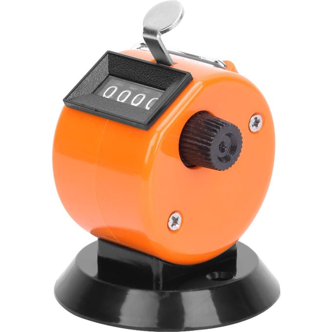 BERM Handteller 4 Cijfers ABS Plastic Schaal Mechanisch Handheld Telinstrument met Haak