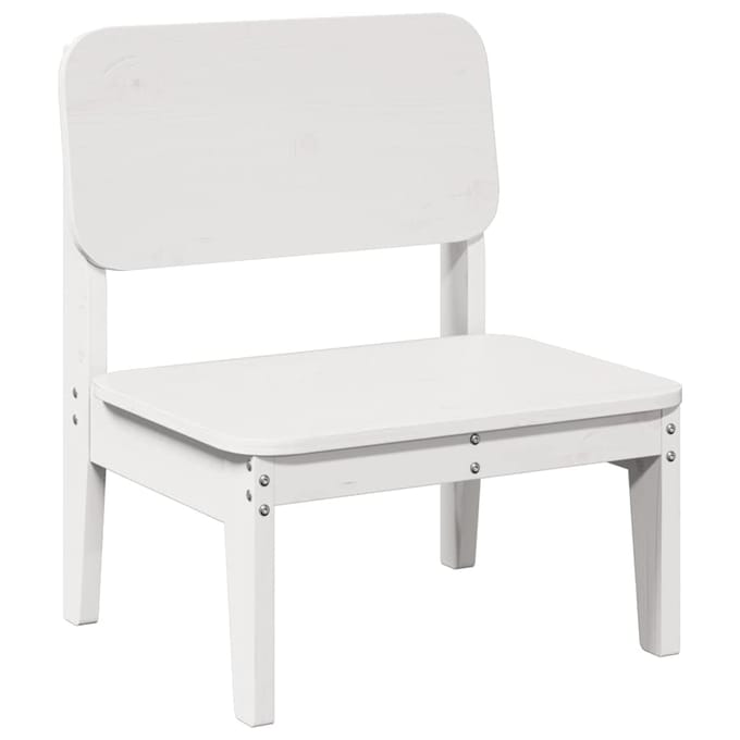 vidaXL - Tuinstoelen - 2 - st - 60x52,5x72 - cm - massief - grenenhout - wit