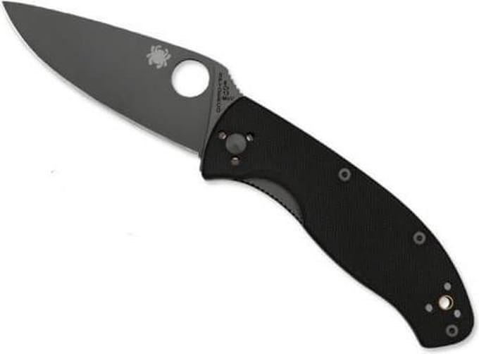 Spyderco zakmes Tenacious PE BK  glad lemmet - RVS