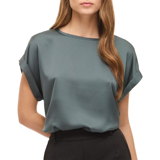 Vila Ellette Satin Shirt Dames - Maat XXL (44)