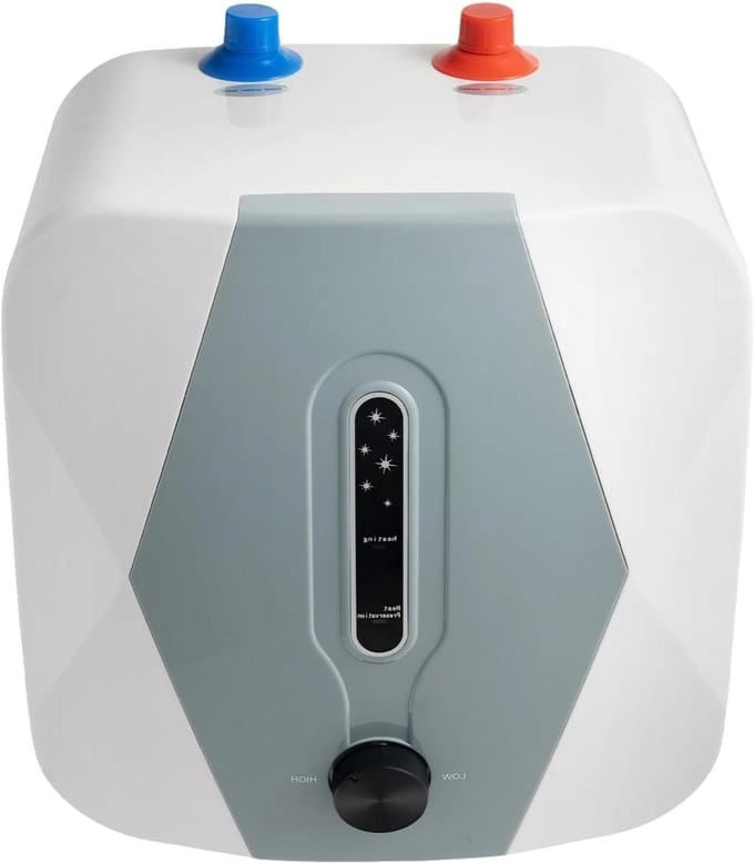 Doorstroomboiler - Elektrische boiler - Direct warm water - Compact 8 liter - 1500W - Wit