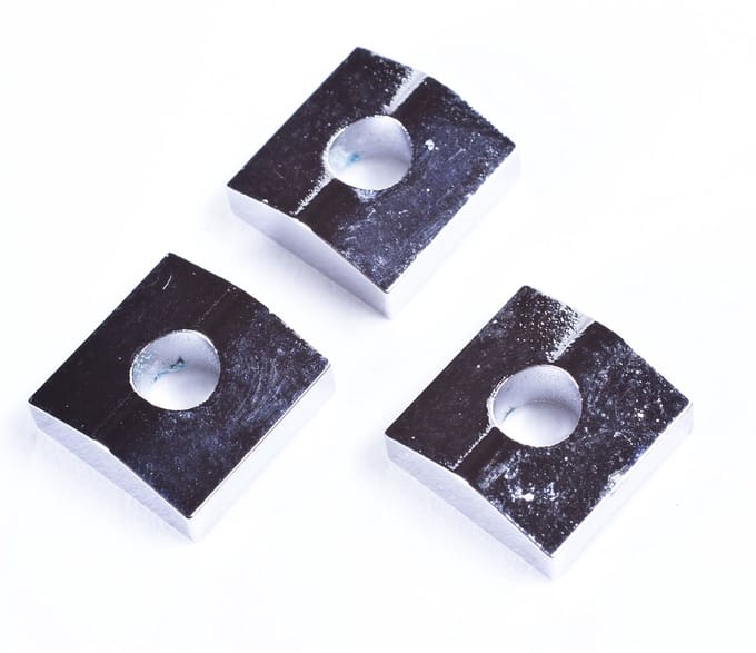 Floyd Rose Lock Nut Cape klemmplättchen Chrom - Gitaaronderdeel